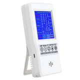 2022.Multifunction Air Quality Monitor for CO2 CO TVOC PM2.5 PM10 Indoor Air Quality Tester Real Time Data for Home Office Car
