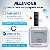 Super Console X Pro Video Game Consoles For PSP PS1 N64 Build-in 50+ Emulators 50000 Games Amlogic S905X TV Box With Dual System