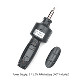 Digital Torque Screwdriver Kit 1.2-inch LCD Display Reversible Torque Wrench Data Storage in Peak Mode with 10pcs Bits