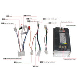 Universal DC Brushless Hub Motor Sine Wave Controller 1500W 60-72V 40A for Scooter Electric Controller
