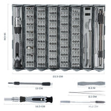 126 in 1 Precision Screwdriver Set 120pcs CRV Strong Magnetic Bits Screwdrivers for Repair Phone Watch Computer Screwdriver Kit