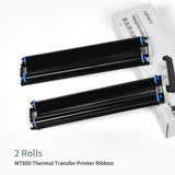 2 Rolls Thermal Transfer Ribbon with RFID Funtion for HPRT MT800 Portable A4 Thermal Transfer Printer