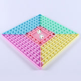 New Silicone Square Chessboard Push Bubble Board Autism Toy Kids Sensory Toy poped kids gift brinquedo anti estresse