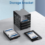 3.5-Inch Hard Drive Storage Bracket 5-Layer Hard Drive Storage Heat Dissipation Bracket for Mining Machine Hard Drives