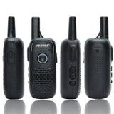 2pcs ABBREE AR-Q2 Professional Handy Walkie Talkie Mini VOX USB Charge UHF Two Way Radio Comunicador Transceiver Woki Toki