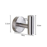 1Pcs Stainless Steel Silver Bathroom Hardware Set Towel Rack Toilet Paper Holder Towel Bar Hook Bathroom Accessories