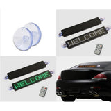 Car LED Display Ultra-thin Message Display Board 12V Car Rear Window Programmable Advertising Moving Scrolling Display Screen