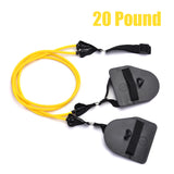20-60lb Simulation Swimming Exercise Land Arm strength Work Out Fitness Resistance Band Hand Webbed Paddle Swimming Forging