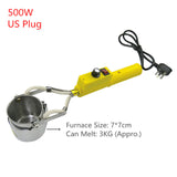 300W 400W 500W Electric Adjustable Melting Furnace Plate Casting Heads Lead Tin Indium Melt Soldering Tool Metal Solder Furnaces
