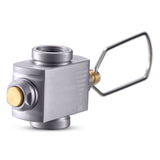 Outdoor Gas Adapter Tripod Butane Canister Adapter Collapsible Gas Stove Connector Gas Lamp Tank Stand Camping Equipment
