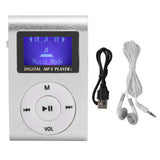 Portable Mini MP3 Music Player Lightweight Sports Back-Clip LCD Screen MP3 Support Memory Card MP3 Player