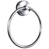 Suction Cup Towel Ring Punch-Free 304 Stainless Steel Bathroom Toilet Towel Rack Pendant Hanging Ring
