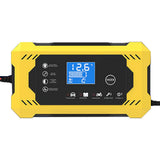12V 6A Car Battery Charger Digital Car Battery Charger LCD Display Repair Motorcycle SUV Charger Power Repair Fully Automati