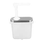3/4/5 Head Sauce Dispenser Pump Salad Jam Seasoning Condiment Squeeze Pump Container with Base for Kitchen Restaurant