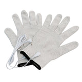 1Pair Magic Pulse Conductive Massage Gloves With Cable For Tens Health Care Machines Electric Acupuncture Physiotherapy Massager