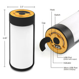 USB Charging LED Camping Lamp 1800mAh Waterproof Lightweight Five Models Outdoor Fishing Home Emergency Hanging Lantern Light