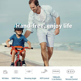 ORDRO EP6 Camcorder 4K Mini Body Camera Head Wearable Video Camera 1080P 60FPS Vlog Camera with Remote and 64 Memory Card