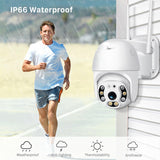 Wifi Camera 1080P H.265 US/EU Wireless Mini Webcam Audio IR Dual Light Motion Alarm Cloud Storage PTZ Security Camera