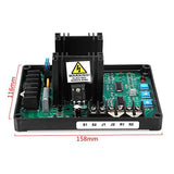 Gavr-20A Av Universal Brushless Automatic Voltage Regulator Module Avr Generator 220/400Vac Frequency Protection Emi Suppression