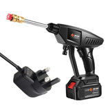 Household Cordless 30Bar High Pressure Car Wash Tool Portable Vehicle Cleaning Machine Automobile Washer with Foam Generator