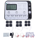 Electric Acupuncture Stimulator TENS Electrical Nerve Muscle Stimulator 6 Channels Output Patch Massager For Body Health Care
