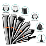 Hot sell Hair Clipper 6 In 1 Full Body Hair Trimmer Razor Shaver Nose Trimmer Beard Trimmer Kit shaver