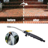 Air Condition High Pressure Power Car Washing Water Wand Spray Cleaning Tool Home Stainless Steel Switch With Handle Durable