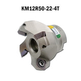 MZG KM12R50-22-4T KM12R63-22-4T KM12R80-27-5T Feeding Alloy End Mill Clamped Fast Face Milling Cutter Machine Tools Accessories