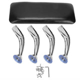 Black Manicure Table Hand Rests Nail Art Hand Pillow Salon Arm Hand Rest Cushion with Stainless Steel Support