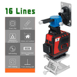 Laser Levels 16/12/8 Lines Green Beam 4D Self-Leveling 360 Laser Levels Horizontal&Vertical For Floor Wall Powerful Laser levels