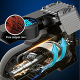 12V High-Power Car Double-Cylinder Inflator Pump Air Compressor LED Inflator Portable for Car Motorcycle Tire Pump