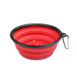 350/1000ml Large outdoor dog Silicone Folding Bowl Portable Water Bowl For Dogs Puppy Food Collapsible Pet Feeder Dish Bowl toy