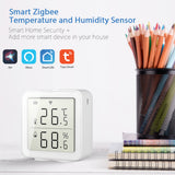 2022.WIFI Temperature And Humidity Sensor Indoor Hygrometer Thermometer With LCD Display Working With Smart Life/Alexa Google