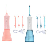 Electric Water Flosser Oral Irrigator Tooth Stains Portable 4 Cleaning Heads Waterproof Oral Care USB Teeth Cleaner for Kids
