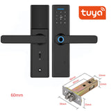 WIFI Tuya Smart Door Lock Smart Lock Fingerprint Door Lock Password IC Card Door Lock APP Remotely Fechadura Digital Door Lock