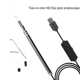 Two-in-one Ear Endoscope 5.5mm High-definition Ear Canal Endoscope Otoscope Visual Ear Pick Endoscope