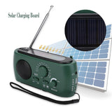 3 In1 Emergency Charger Hand Crank Generator Wind/solar Light/Dynamo Powered FM/AM Radio Phones Chargers LED Flashlight 2022 NEW