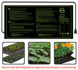 Heating Pad for Seedling 10x20.75 "IPX4 Waterproof Seedling Plant Heating Pad for Seed Germination