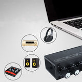 Heareal HiFi Sound Quality Audio Signal 2 in 4 Out Mixing Splitter Amplifier Simultaneous Input and Output EU Plug
