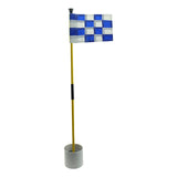 Golf Flag Golf Hole Cup Flag Stick 3 Section  Backyard Practice Golf Putting Green Flagstick