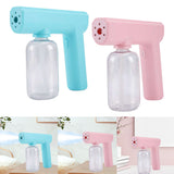 Handheld USB Blue Light Sanitizer Sprayer, Nano Sterilization 300ml Disinfectant Fogger Mister