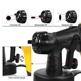 800ML Electric Spray Gun 2022 NEW Cordless Paint Sprayer Auto Furniture Steel Coating Airbrush Compatible For Household Painting