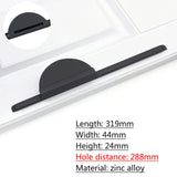 High Grade Cabinet Handle Modern Simple Semicircular Gold Pulls Wardrobe Door Knobs Zinc Alloy Household Hardware