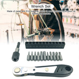 Bike Torque Wrench Set Bike Repair Tool Kit Bicycle Maintenance Kit With Allen And Torx Sockets Extension Bar and Storage Bag