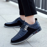 Men's Casual Shoes Classic Sneakers Loafers Oxford Comfort Walking Leather Shoes for Business Office Dress Outdoor