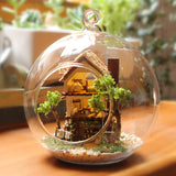 CUTEBEE Doll House Miniature DIY Dollhouse With Furnitures Wooden House For Children Birthday Gift Mood for Love Toys   B015
