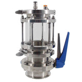 Oxygen Free Tri Clamp Dry Hopper Pro 4"TC Homebrew Fermenter Parts Fermenting under Pressure