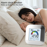 Multifunctional Electronic Clock LCD Touch Station Baby Room Screen Thermometer Hygrometer Bedroom Plants Greenhouse Monitor