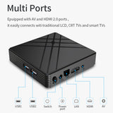 For Android 9.0 TV Box 4GB RAM 32GB ROM Smart TV Set Top Box Amlogic S905 Mx+s QPro 4K Home Audio Video Equipment