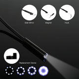 HD WiFi Endoscope 3.5M Wireless Pipeline Inspection Home Appliance Repair Endoscopes With Telescopic Rod